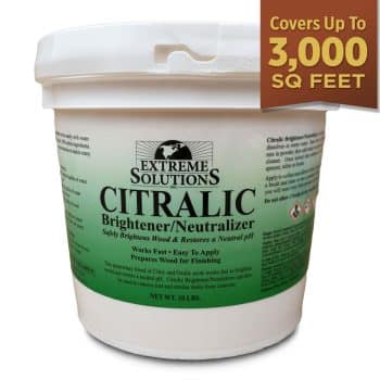 Citralic Wood Brightener Neutralizer 10 lb 3000 SQ FT