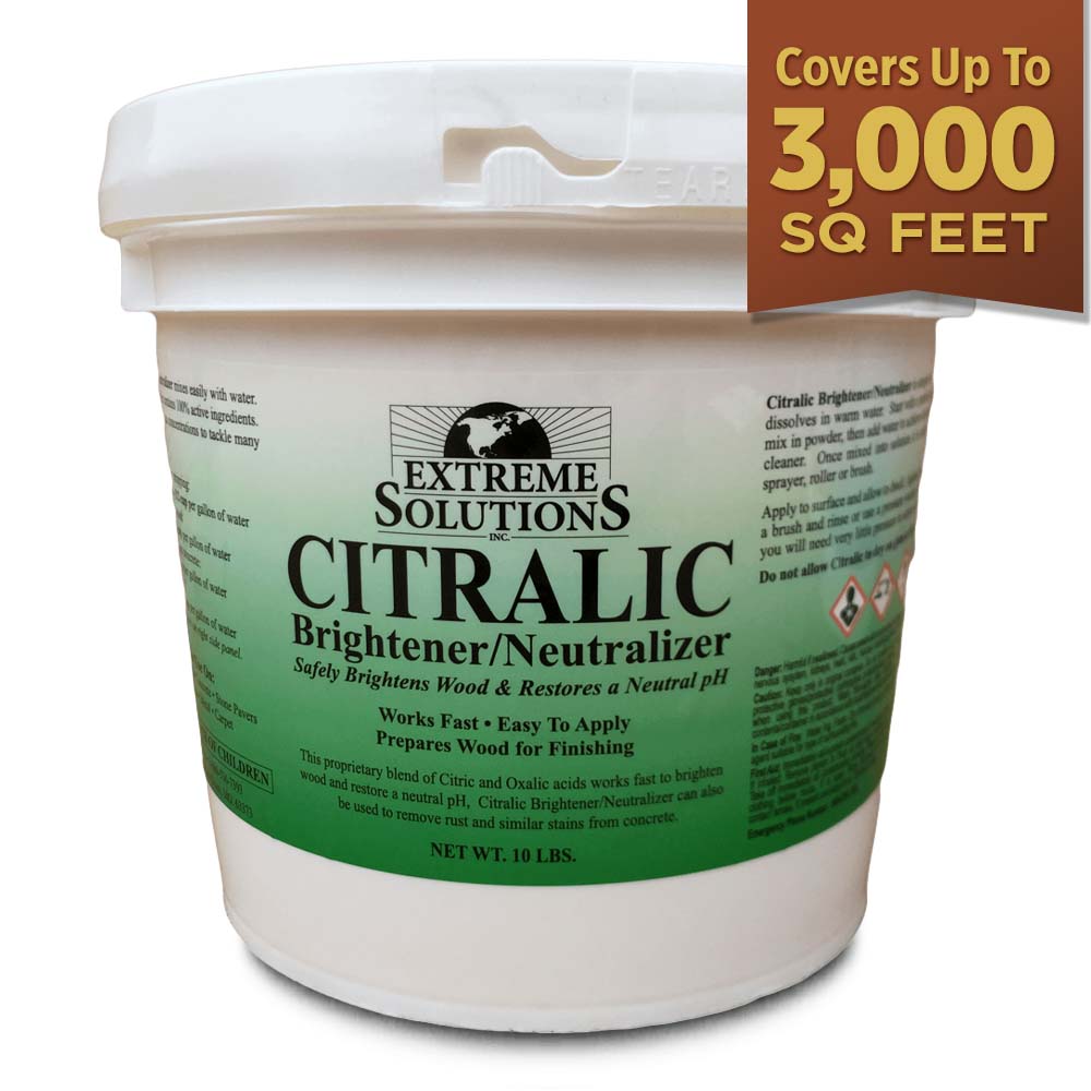 Citralic Wood Brightener Neutralizer 10 lb 3000 SQ FT