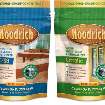 Woodrich Wood Cleaning & Brightening Restoration Kit 750