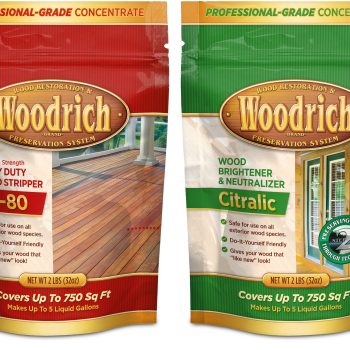 HD80 Citralic 2lb Heavy Duty Wood Stripping Kit – Powerful Wood Finish Remover Covering Up to 750 sq ft