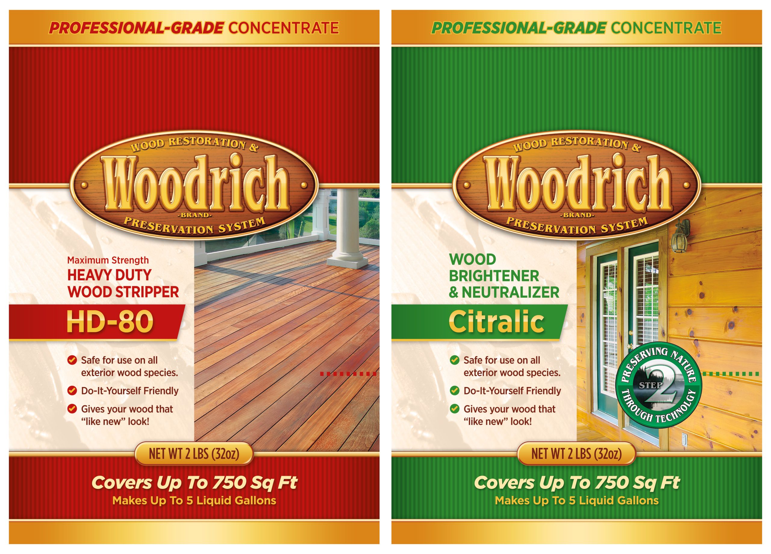 HD80 Citralic 2lb Heavy Duty Wood Stripping Kit โ Powerful Wood Finish Remover Covering Up to 750 sq ft
