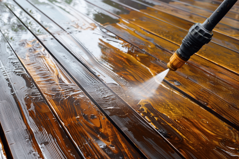 Deck Cleaner Before Staining