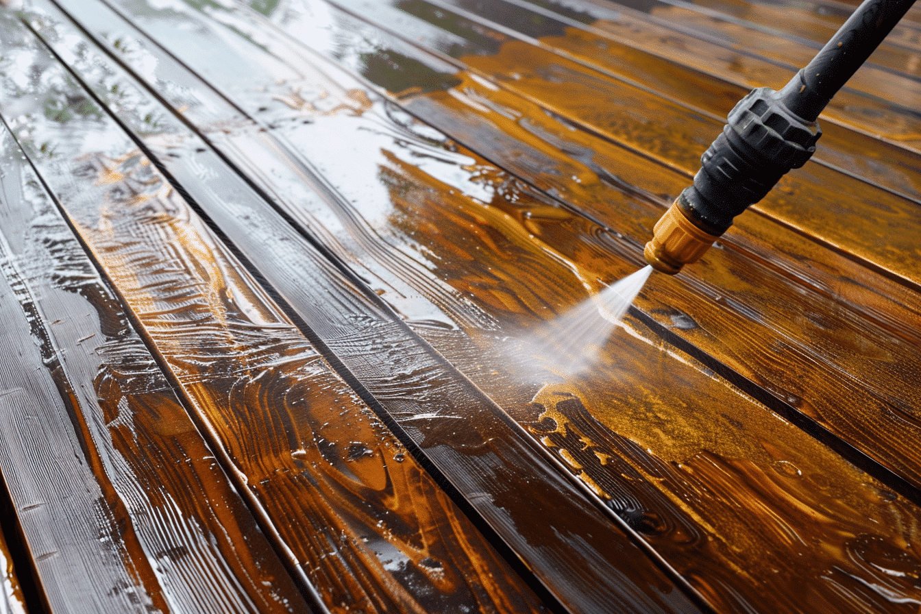Deck Cleaner Before Staining